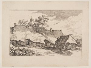Plaat 14, uit Landschappen met boerderijen