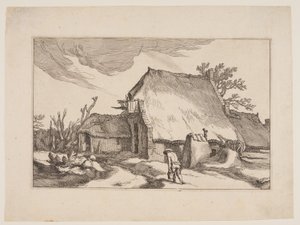 Plaat 5, uit Landschappen met boerderijen