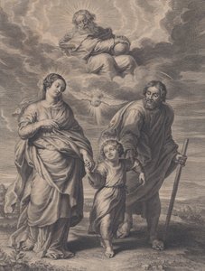 De terugkeer uit Egypte, 1595-1659 door Boetius Adams Bolswert