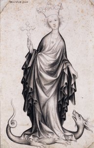 Sint Margaretha door Bohemian Master