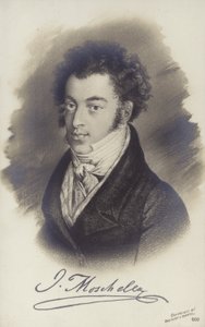 Portret van Ignaz Moscheles door Bohemian School
