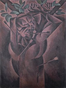 Sint Sebastiaan door Bohumil Kubišta