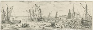 Mislukte aanval op fort Kallo, 1638 door Bonaventura Peeters (I)