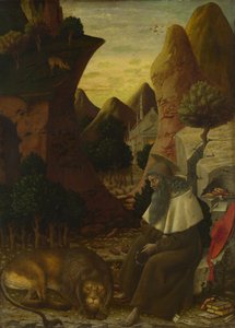Sint Hiëronymus in een landschap (ca. 1440)