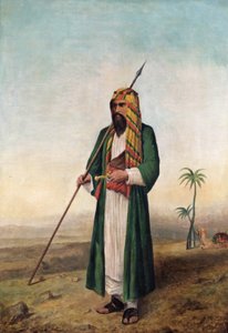 Sir Richard Burton in Arabische Kleding door Borgo Caratti