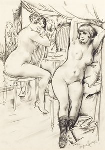 Prostituees door Boris Dmitrievich Grigoriev