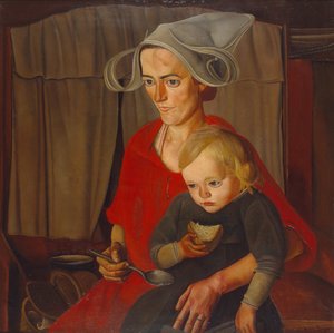 De armoede door Boris Dmitrievich Grigoriev