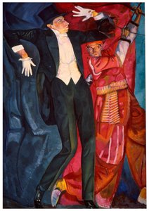 Portret van de toneelregisseur Vsevolod Meyerhold, 1916 door Boris Grigor