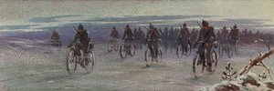 Duitse fietstroepen in Finland, Finse Burgeroorlog door Boris Vasilievich Zvorykin