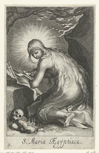 Heilige Maria van Egypte als kluizenares
