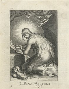 Heilige Maria van Egypte als kluizenares