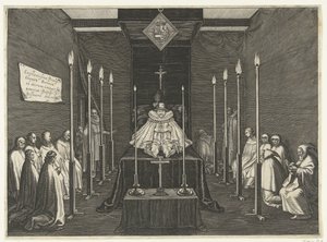 Praalbed van prins Filips Willem, 1618 door Boëtius Adamsz. Bolswert