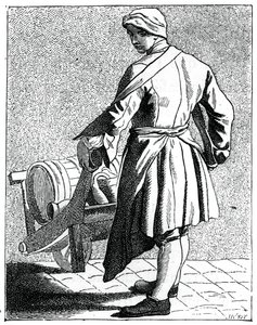 Reizende azijnfabrikant, 1737-1742 door Bouchardon