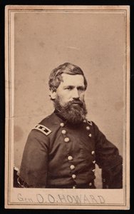 Portret van generaal Oliver Otis Howard 1830-1909, tussen 1862 en 1869