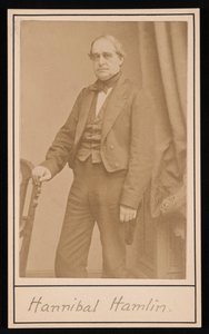 Portret van Hannibal Hamlin 1809-1891, 1857