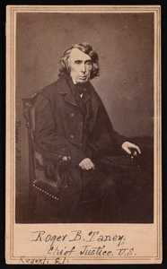 Portret van Roger Brooke Taney 1777-1864, voor 1864