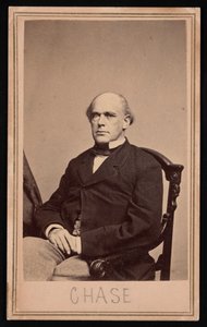 Portret van Salmon Portland Chase 1808-1873, voor 1873