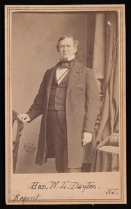Portret van William Lewis Dayton 1807-1864, voor 1864