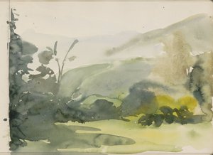 Landschap met bomen