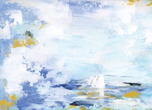 Vloeibaar Blauw Sereniteit door Breanna Megan Studio