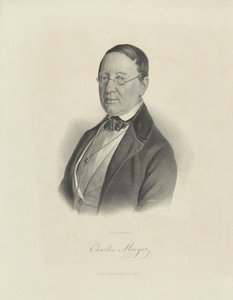 Portret van de pianist en componist Charles Mayer 1799-1862, ca. 1854