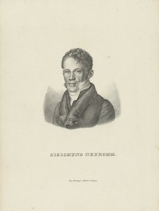 Portret van de pianist en componist Sigismund von Neukomm 1778-1858, c. 1830