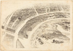 Uitnodiging met Luchtfoto van Regent
