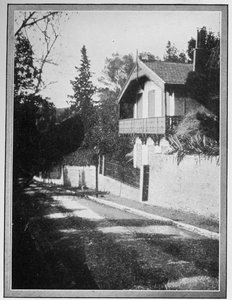 Chalet La Solitude, Hyères, Frankrijk, huis van Robert Louis Stevenson van 1882-84 door British Photographer