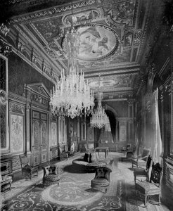 De Salon van Mercers Hall, Ironmonger Lane, Londen, 1890 door British Photographer