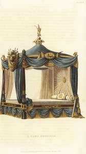Een veldbed voor een militaire officier