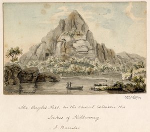 Een reeks schetsen, uitzichten in Groot-Brittannië, het Continent en Amerika 1772-1778 (aquarel) door British School