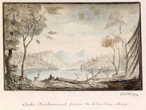Een reeks schetsen, uitzichten in Groot-Brittannië, het Continent en Amerika 1772-1778 door British School