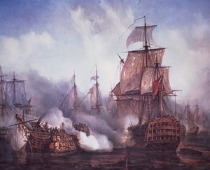 Slag bij Trafalgar in 1805