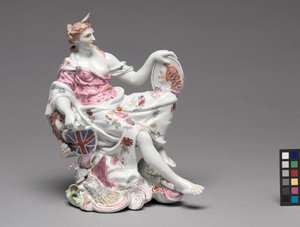 Britannia, Longton Hall Porselein Fabriek, ca. 1756
