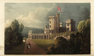 East Cowes Castle, Isle of Wight, het huis van architect John Na door British School