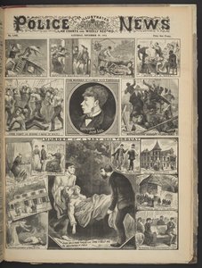 Voorpagina van Illustrated Police News, 29 november 1884