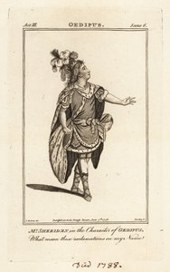 Mr Thomas Sheridan in de rol van Oedipus in John Dryden