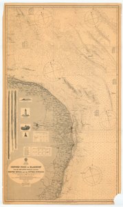 Orford Ness tot Blakeney met de buitenliggende banken tussen Smiths Knoll en de andere Dowsing