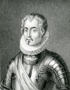 Portret van Christoffel Columbus door British School
