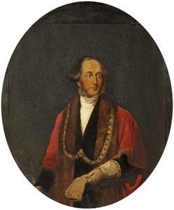 Portret van John George Shaw, ca. 1853-54 door British School