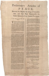 Voorlopige vredesartikelen tussen...Groot-Brittannië en...de Verenigde Provinciën, 02 september 1783 door British School