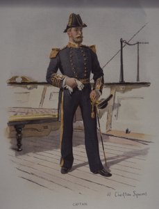 Kapitein van de Koninklijke Marine, eind 19e eeuw