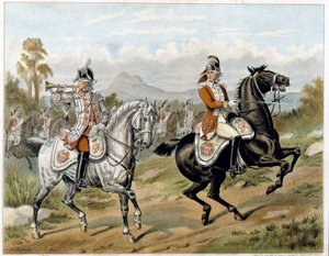 The 17th Light Dragoons (New Lancers), in Amerika 1775 - in 