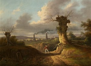 De Oude Glasfabriek, Nailsea, ca. 1810 door British School