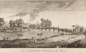 Uitzicht op Hampton Court vanaf de rivier