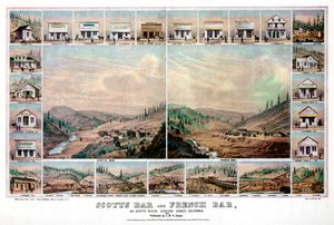 Scotts Bar en Franse Bar, aan de Scotts River, Siskiyou County, Californië, 1856 1937