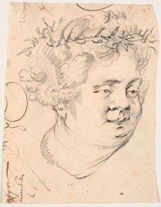 Hoofd van Bacchus door Broder Ovens