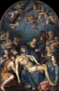 Afzetting van Christus door Bronzino
