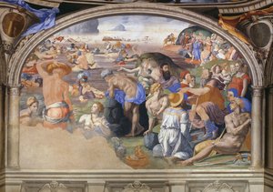 De oversteek van de Rode Zee door Bronzino