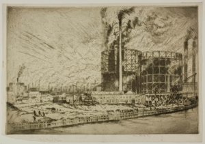 Chicago - Gas Tank Town, 29th St. en River